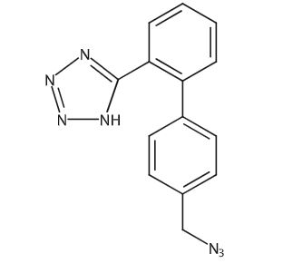 5-[4'-(Azidomethyl)[1,1'-biphenyl]-2-yl]-2H-tetrazole | CAS NO 
